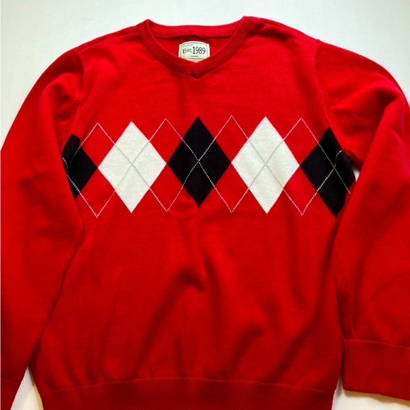 Boys V-Neck Sweaters - Picture 2 of 4